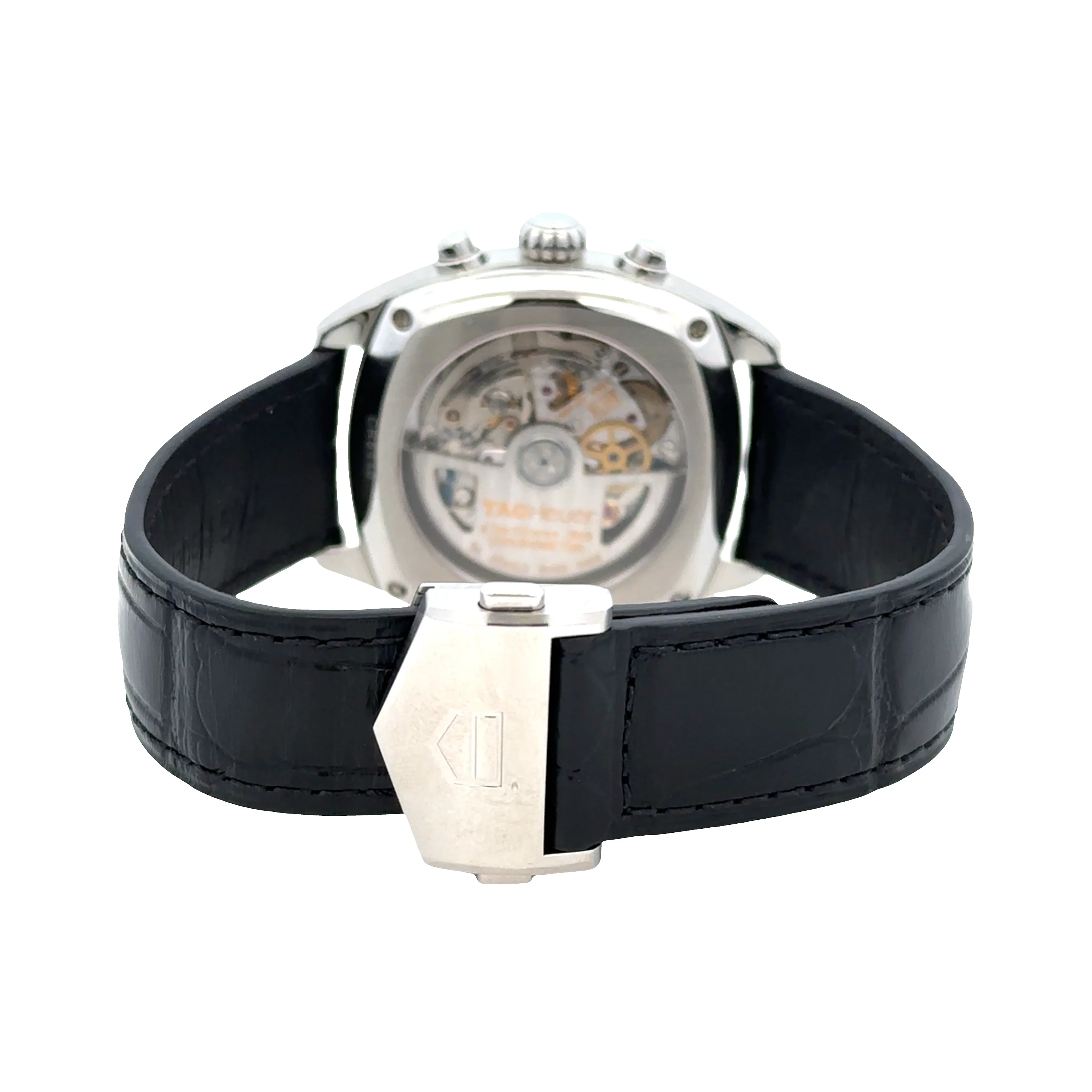 Estate Tag Heuer “Monza” Chronograph Wristwatch – Rare Zenith El Primero Movement, 38mm - Image 3