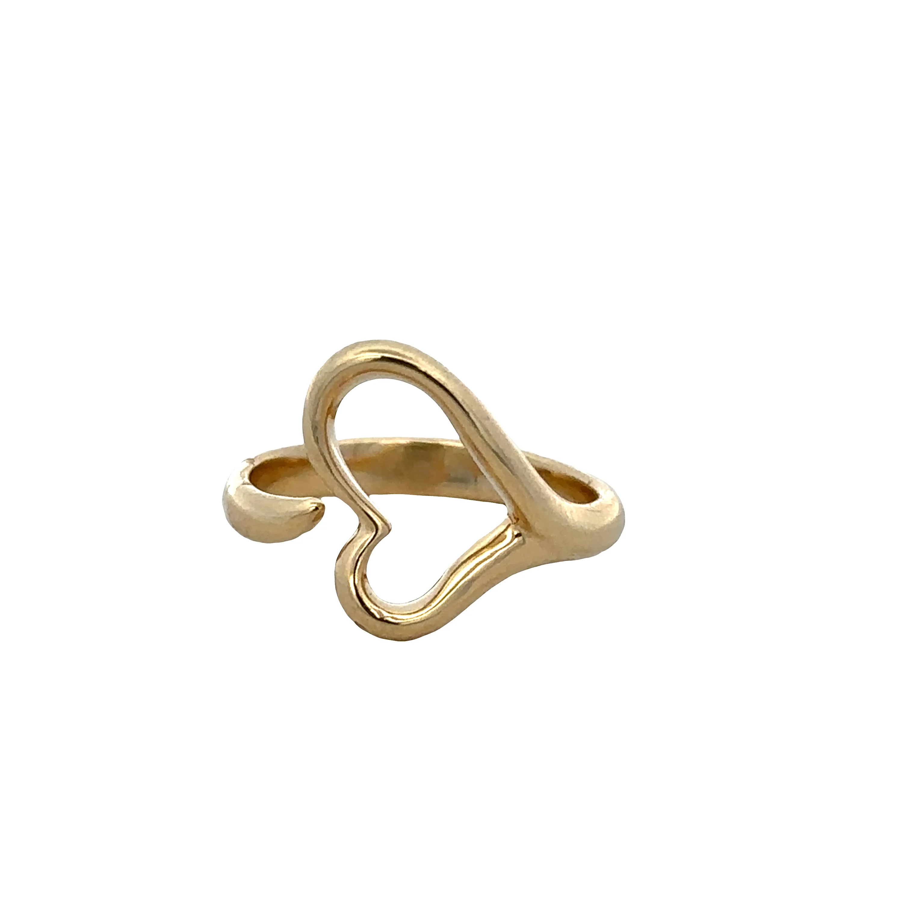 Estate Tiffany & Co. Elsa Peretti Open Heart Ring – Size 8