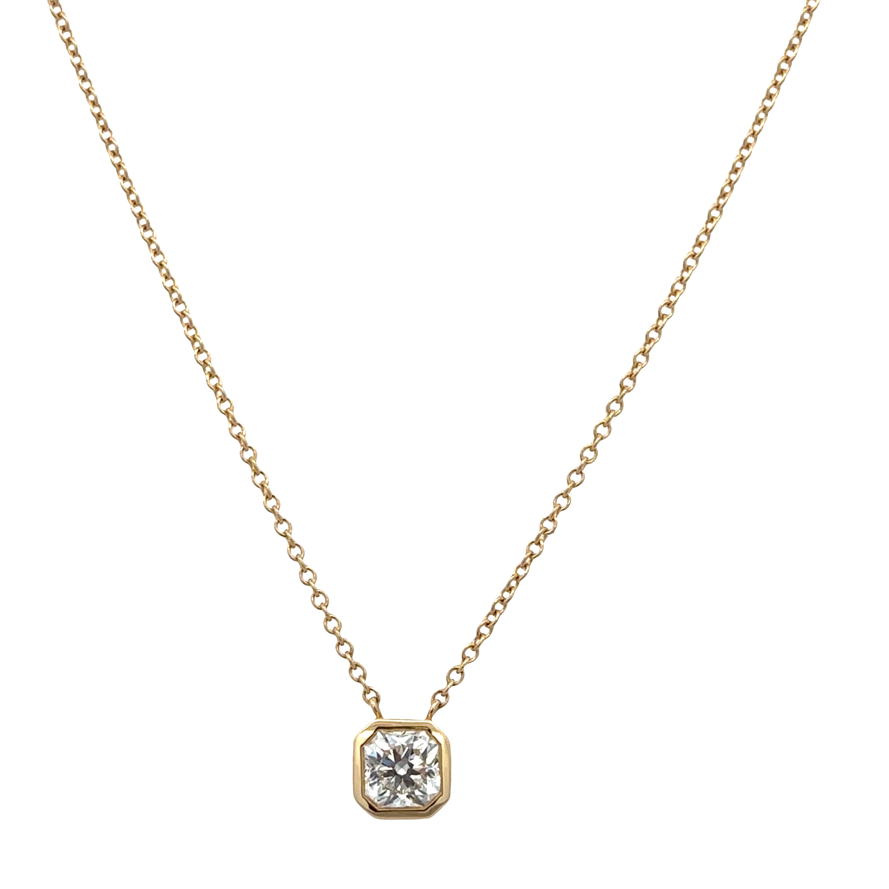 Hearts On Fire 18k Yellow Gold Diamond Necklace – Adjustable 18"