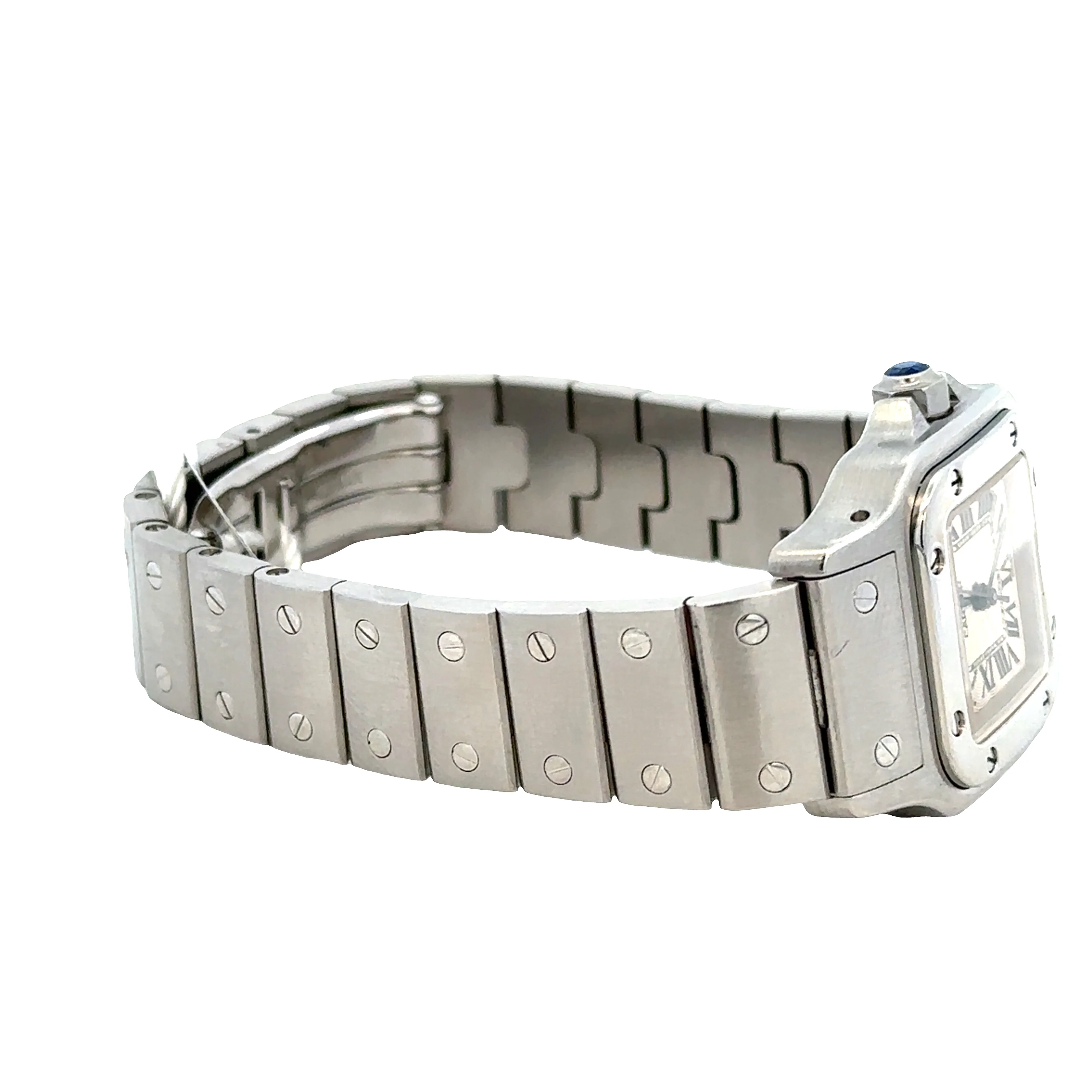 Pre-Owned Cartier Santos Galbée Stainless Steel Wristwatch - Image 2